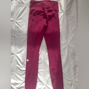 Pink Fast and Free High Rise Tights 25”